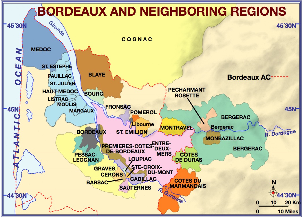 dordogne river region of france map