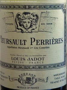 2001 Jadot Meursault perrieres